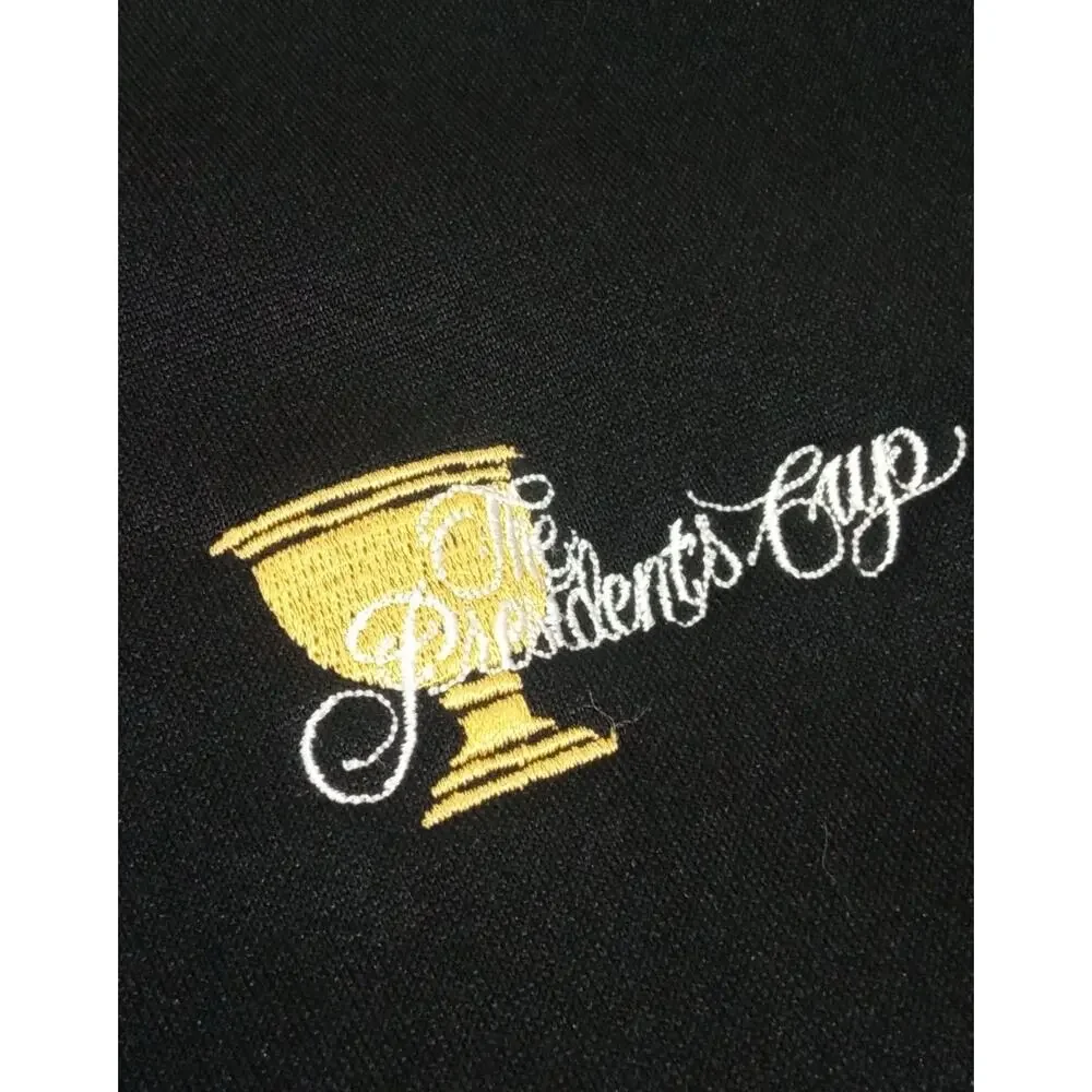 Adidas Men’s Pullover Climalite Golf President Cup Black Size XL